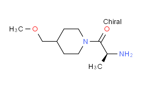 CAS No. 1344945-95-4, (S)-2-Amino-1-(4-(methoxymethyl)piperidin-1-yl)propan-1-one