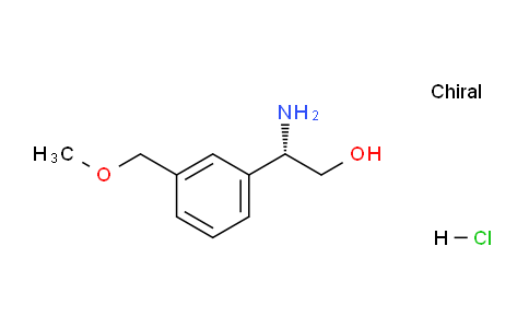 CAS No. 2061996-45-8, (S)-2-Amino-2-(3-(methoxymethyl)phenyl)ethanol hydrochloride