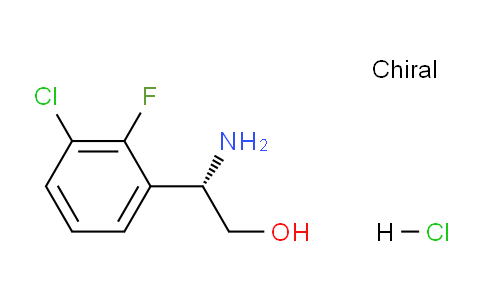 CAS No. 1391506-22-1, (S)-2-Amino-2-(3-chloro-2-fluorophenyl)ethanol hydrochloride