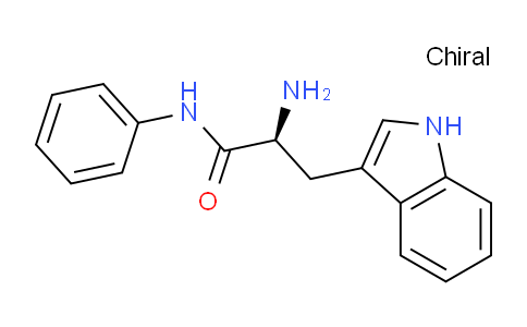 CAS No. 127592-76-1, (S)-2-Amino-3-(1H-indol-3-yl)-N-phenylpropanamide
