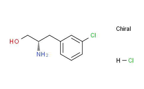 CAS No. 1359722-13-6, (S)-2-Amino-3-(3-chlorophenyl)propan-1-ol hydrochloride