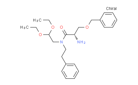 CAS No. 1222068-68-9, (S)-2-Amino-3-(benzyloxy)-N-(2,2-diethoxyethyl)-N-phenethylpropanamide