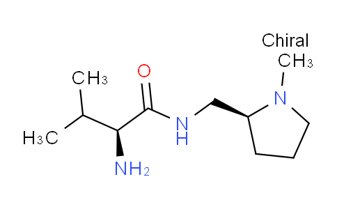 CAS No. 1401668-41-4, (S)-2-Amino-3-methyl-N-(((S)-1-methylpyrrolidin-2-yl)methyl)butanamide