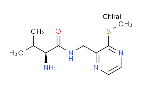 CAS No. 1354004-10-6, (S)-2-Amino-3-methyl-N-((3-(methylthio)pyrazin-2-yl)methyl)butanamide