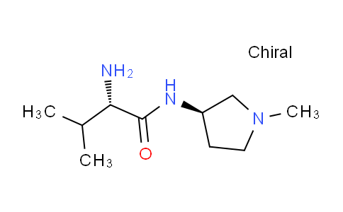 CAS No. 1401668-20-9, (S)-2-Amino-3-methyl-N-((R)-1-methylpyrrolidin-3-yl)butanamide