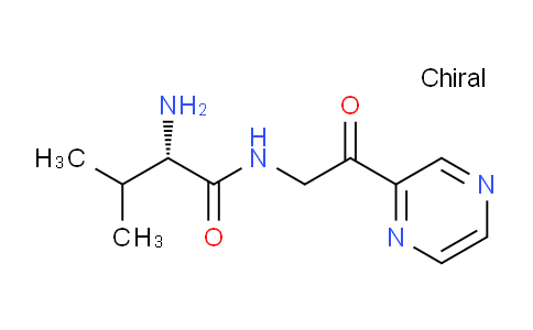 CAS No. 1353993-38-0, (S)-2-Amino-3-methyl-N-(2-oxo-2-(pyrazin-2-yl)ethyl)butanamide