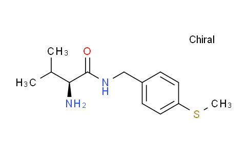 CAS No. 1354003-87-4, (S)-2-Amino-3-methyl-N-(4-(methylthio)benzyl)butanamide