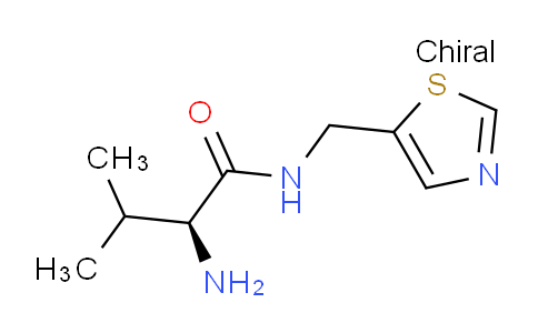 CAS No. 1354010-17-5, (S)-2-Amino-3-methyl-N-(thiazol-5-ylmethyl)butanamide