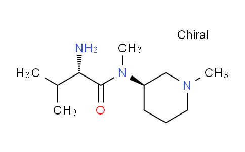 CAS No. 1401664-81-0, (S)-2-Amino-N,3-dimethyl-N-((R)-1-methylpiperidin-3-yl)butanamide