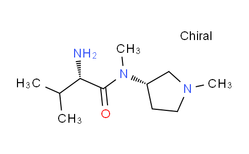 CAS No. 1401665-36-8, (S)-2-Amino-N,3-dimethyl-N-((S)-1-methylpyrrolidin-3-yl)butanamide