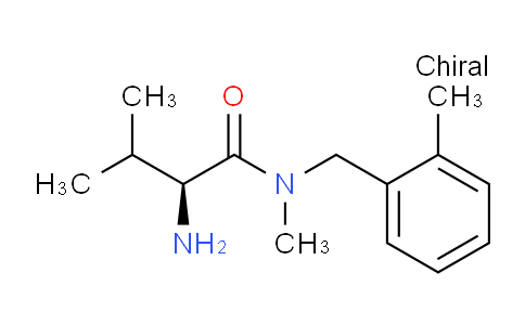 CAS No. 1307149-53-6, (S)-2-Amino-N,3-dimethyl-N-(2-methylbenzyl)butanamide