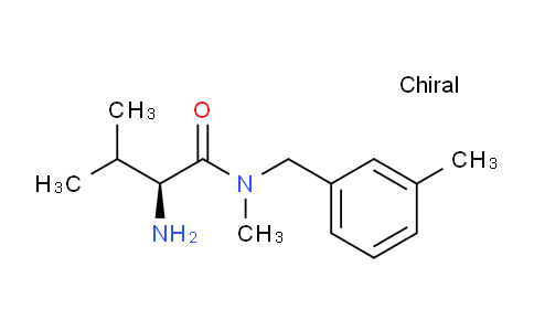 CAS No. 1307500-66-8, (S)-2-Amino-N,3-dimethyl-N-(3-methylbenzyl)butanamide