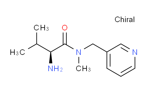 CAS No. 1307213-21-3, (S)-2-Amino-N,3-dimethyl-N-(pyridin-3-ylmethyl)butanamide