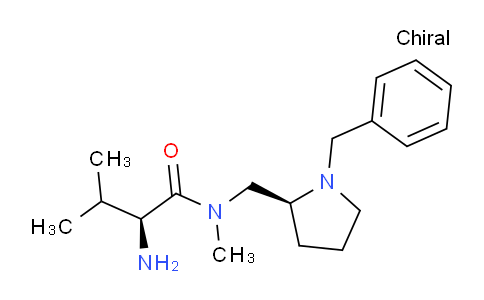 CAS No. 1401667-76-2, (S)-2-Amino-N-(((S)-1-benzylpyrrolidin-2-yl)methyl)-N,3-dimethylbutanamide
