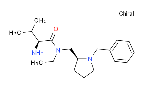 CAS No. 1401666-52-1, (S)-2-Amino-N-(((S)-1-benzylpyrrolidin-2-yl)methyl)-N-ethyl-3-methylbutanamide