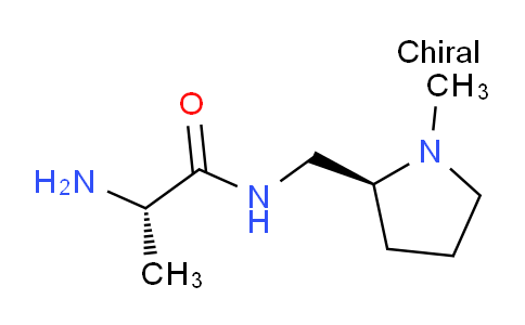 CAS No. 1401668-56-1, (S)-2-Amino-N-(((S)-1-methylpyrrolidin-2-yl)methyl)propanamide