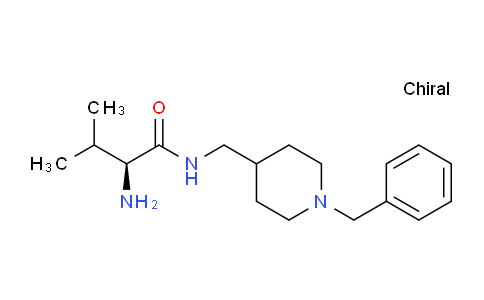 CAS No. 1353996-84-5, (S)-2-Amino-N-((1-benzylpiperidin-4-yl)methyl)-3-methylbutanamide