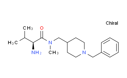 CAS No. 1354018-40-8, (S)-2-Amino-N-((1-benzylpiperidin-4-yl)methyl)-N,3-dimethylbutanamide