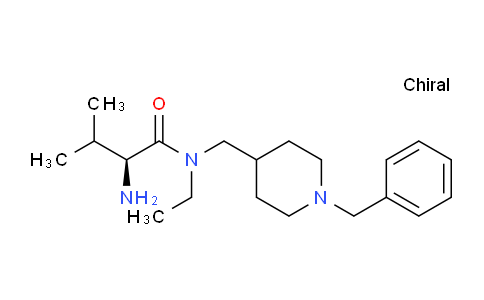 CAS No. 1353997-51-9, (S)-2-Amino-N-((1-benzylpiperidin-4-yl)methyl)-N-ethyl-3-methylbutanamide
