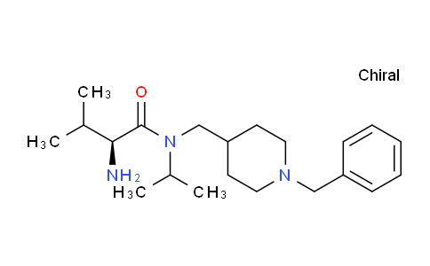 CAS No. 1354000-15-9, (S)-2-Amino-N-((1-benzylpiperidin-4-yl)methyl)-N-isopropyl-3-methylbutanamide