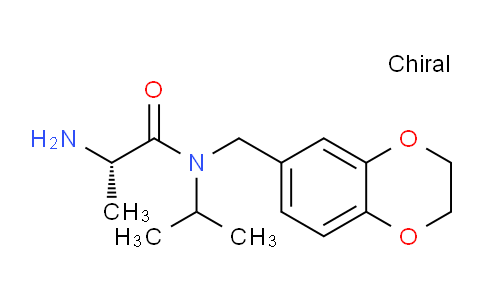 CAS No. 1354008-07-3, (S)-2-Amino-N-((2,3-dihydrobenzo[b][1,4]dioxin-6-yl)methyl)-N-isopropylpropanamide