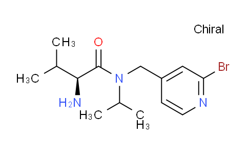 CAS No. 1354016-84-4, (S)-2-Amino-N-((2-bromopyridin-4-yl)methyl)-N-isopropyl-3-methylbutanamide