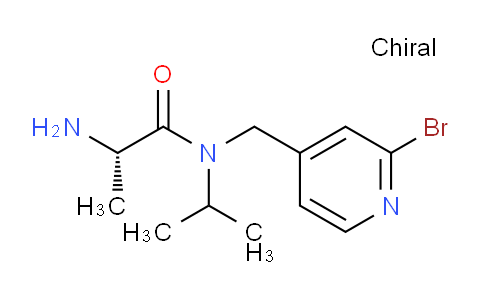 CAS No. 1353994-15-6, (S)-2-Amino-N-((2-bromopyridin-4-yl)methyl)-N-isopropylpropanamide