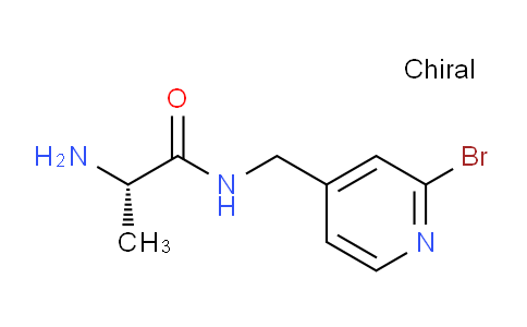 CAS No. 1354020-57-7, (S)-2-Amino-N-((2-bromopyridin-4-yl)methyl)propanamide