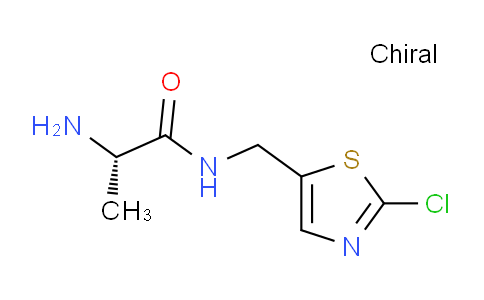 CAS No. 1353997-25-7, (S)-2-Amino-N-((2-chlorothiazol-5-yl)methyl)propanamide