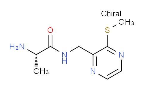 CAS No. 1353995-60-4, (S)-2-Amino-N-((3-(methylthio)pyrazin-2-yl)methyl)propanamide