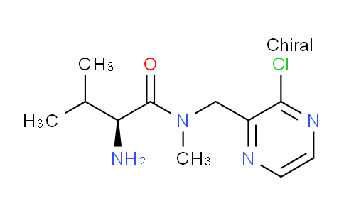 CAS No. 1354020-63-5, (S)-2-Amino-N-((3-chloropyrazin-2-yl)methyl)-N,3-dimethylbutanamide