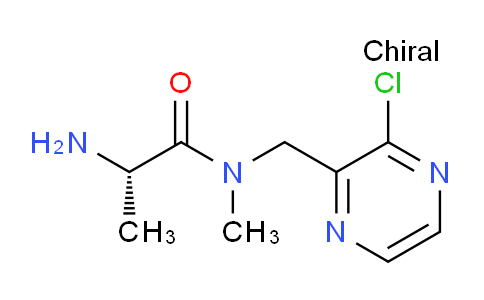 CAS No. 1354015-33-0, (S)-2-Amino-N-((3-chloropyrazin-2-yl)methyl)-N-methylpropanamide