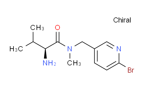 CAS No. 1353995-95-5, (S)-2-Amino-N-((6-bromopyridin-3-yl)methyl)-N,3-dimethylbutanamide