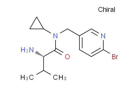 CAS No. 1354008-97-1, (S)-2-Amino-N-((6-bromopyridin-3-yl)methyl)-N-cyclopropyl-3-methylbutanamide