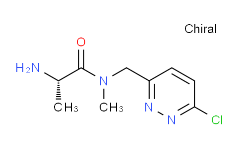 CAS No. 1354015-42-1, (S)-2-Amino-N-((6-chloropyridazin-3-yl)methyl)-N-methylpropanamide