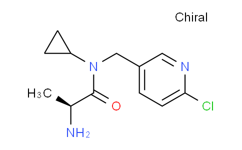 CAS No. 1353995-36-4, (S)-2-Amino-N-((6-chloropyridin-3-yl)methyl)-N-cyclopropylpropanamide