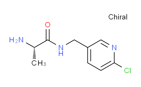 CAS No. 1353997-02-0, (S)-2-Amino-N-((6-chloropyridin-3-yl)methyl)propanamide