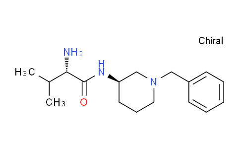 CAS No. 1401668-55-0, (S)-2-Amino-N-((R)-1-benzylpiperidin-3-yl)-3-methylbutanamide