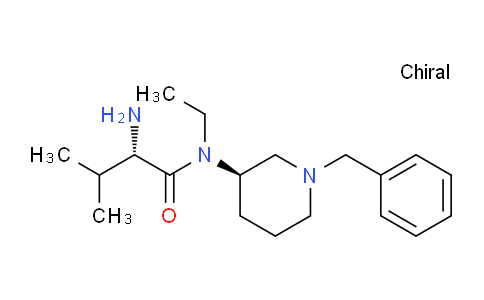 CAS No. 1401667-00-2, (S)-2-Amino-N-((R)-1-benzylpiperidin-3-yl)-N-ethyl-3-methylbutanamide