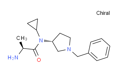CAS No. 1401666-53-2, (S)-2-Amino-N-((R)-1-benzylpyrrolidin-3-yl)-N-cyclopropylpropanamide