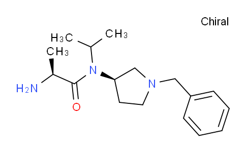 CAS No. 1401665-98-2, (S)-2-Amino-N-((R)-1-benzylpyrrolidin-3-yl)-N-isopropylpropanamide