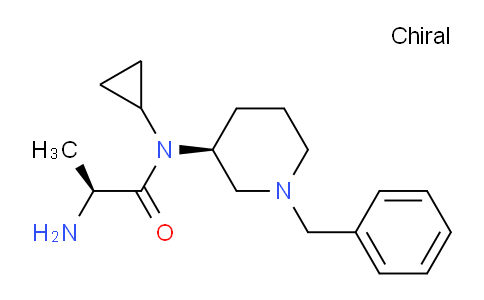 CAS No. 1401667-26-2, (S)-2-Amino-N-((S)-1-benzylpiperidin-3-yl)-N-cyclopropylpropanamide