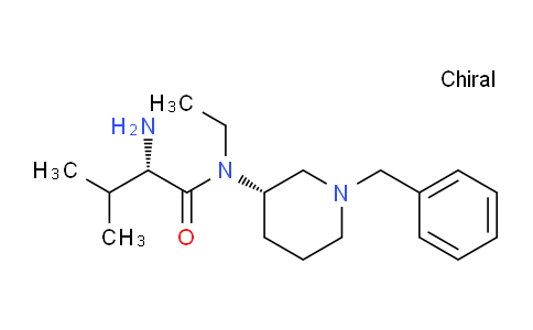CAS No. 1401668-92-5, (S)-2-Amino-N-((S)-1-benzylpiperidin-3-yl)-N-ethyl-3-methylbutanamide