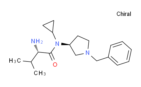 CAS No. 1401668-96-9, (S)-2-Amino-N-((S)-1-benzylpyrrolidin-3-yl)-N-cyclopropyl-3-methylbutanamide