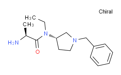 CAS No. 1401666-30-5, (S)-2-Amino-N-((S)-1-benzylpyrrolidin-3-yl)-N-ethylpropanamide