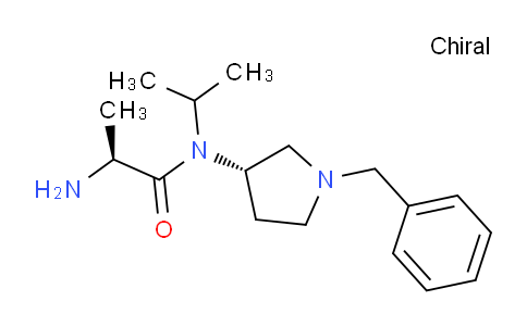 CAS No. 1401668-67-4, (S)-2-Amino-N-((S)-1-benzylpyrrolidin-3-yl)-N-isopropylpropanamide