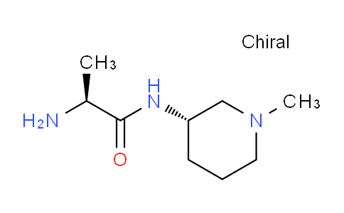 CAS No. 1401666-47-4, (S)-2-Amino-N-((S)-1-methylpiperidin-3-yl)propanamide