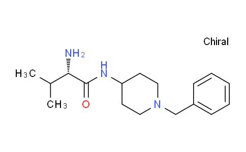 CAS No. 1307134-61-7, (S)-2-Amino-N-(1-benzylpiperidin-4-yl)-3-methylbutanamide