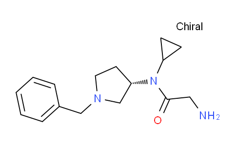 CAS No. 1354001-88-9, (S)-2-Amino-N-(1-benzylpyrrolidin-3-yl)-N-cyclopropylacetamide