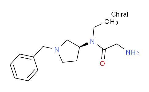CAS No. 1354000-06-8, (S)-2-Amino-N-(1-benzylpyrrolidin-3-yl)-N-ethylacetamide